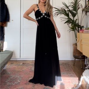 Zara thigh split formal dress Small